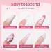  SUPWEE Solid 3D Gel Nail Extension Kit with Chrome Powder - Pearly Pink White - Self-Adhesive Sculpting - For DIY 3D Nail Art - Home Use - 14g - Buy Online on GoSupps.com