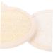 Minkissy 3pcs Cleaning Wipes & Exfoliating Loofah Pads - Soft Facial Scrubber for Face & Hand Held Use - Cotton Linen Beige - Buy Online on GoSupps.com