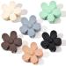 6 PCS Matte Flower Claw Clips for Women - 3 Inch Large Non-Slip Strong Hold Hair Clips for Thin to Thick Curly Hair - Buy Online on GoSupps.com