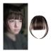 Bangs Hair Clip Fake Synthetic Air Bangs Clip-in Hair Extension Fringe Natural False Blunt Hairpiece Clip in Front Neat air bangs with with Temples for Women Bangs Clip in Hair (Size : 1 PC Color : 1 PC K18-4