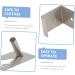 STOBAZA Hole Hooks 1 Pair Hook up Kitchen Cabinet Decor Shower Robe Hooks Hanging Storage Hooks Rearview Mirror Hangers 12.3x4cm As Shown - Buy Online on GoSupps.com