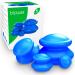Biowee 4 x cupping set silicone cupping heads anti -cellulite massage device cupping set |Cupping glasses silicone professional cupping therapy set for anti -aging muscle relaxation |Suction bell massage