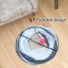 Cat Tunnel Bed 3 Way Cat Tunnel Cat Tunnels for Indoor Cats large Cat Toy Tunnel with Cat Feather Toy Collapsible Pet Toy Crinkle Tunnel Tube for Kitten Rabbits Hamster Small Dogs(as shown) - Buy Online on GoSupps.com