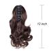 Ponytail Extension | Voluminous Wavy Hair Piece | Medium 110g (30cm) - Realistic Braid Extension for Effortless Style - Buy Online on GoSupps.com