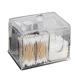Beaupretty cotton pad container Wabperer Worter Organizer With Lid Storage Make-up distance Cotton box Transparent cosmetic container for bathroom bedroom hotel trips