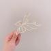 Butterfly Pearl Hairpin Grab Clip Hairpin Shark Clip Ladies Girl All-Match Hair Accessories 03 (Color : 3)