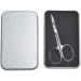 LIVINGO Premium Stainless Steel Manicure Scissors - Multi-purpose Cuticle Pedicure Kit for Nails, Eyebrows, Eyelashes, and Dry Skin - 3.5 inch Curved Blade - A-silver - Buy Online on GoSupps.com