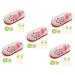 JECOMPRIS 5 sentences double -layer glasses case Double glasses case household owner Contact lens solution travel accessories Exchange glass case. Purchased contact holder outside bracket bracket