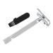 Excharst manual razor of individual razors Safety for men double -edged safety razor single blade razor head white The head is an zinc climbing man razor