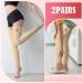 Eurzom Footless Zipper Compression Socks Thigh High 20-30 mmHg - Skin Color, X-Large - 2 Pair for Men and Women with Swelling - Buy Online on GoSupps.com