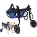 Disability Dog Wheelchair Small Pet Back Leg Wheelchair Adjustable Lightweight Dog Wheelchair Dog Mobility Aid Trolley with Wheels Rehabilitation of The Back Legs of The Dog X-Small