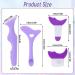 Buy 4-Piece Silicone Eyeliner Tool Set - Easy Makeup Stencils for Beginners - Purple Eyeliner Templates for Perfect Application - Buy Online on GoSupps.com
