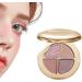 Makeup Highlighter Palette: Versatile Gloss and Quad Eyeshadow Buildable Finish Powder | Wrinkle Resistant Face Mockup for Mature Skin Use - Buy Online on GoSupps.com