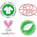 Cliganic Organic Cotton Swabs - 500 Eco-Friendly Paper Sticks - Buy Online on GoSupps.com