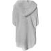 Hanxiulin Oversized Plush Jacket for Women - Warm Lined Windproof Reversible Winter Coat Light Quilted Premium Gray Jacket (XL) - Buy Online on GoSupps.com