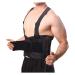 Male Pain Belt Back Corset for Men Heavy Lift Work Brace Shoulder Straps Lumbar Support Belt Posture Corrector Black Medium - Buy Online on GoSupps.com