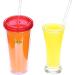 DAKOUFISH 11 Inch Clear Reusable Plastic Drinking Straws - Set of 12 with Cleaning Brush | Dishwasher Safe for 24oz & 40oz Tumblers - Buy Online on GoSupps.com