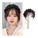 Xumh2024-3 Bangs Hair Clip Front Hair Bangs with Temples Fringe Hair Extensions Near Fringe Bang with Headband Fashion Hairpiece Hair Accessories for Women Girls Bangs Clip in Hair (Color : 6)
