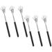 6 pieces of telescopic massager made of stainless steel telescopic back scraper back crawler pull -out scratch for the head and back scratch -hand back massage 59cm range bone hand black (6 pieces)