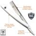 Krisp Beauty Classic Straight Edge Barber Razor - Professional Shavette for Close Shaving | Salon Quality Beard Grooming with 10 Blades - Buy Online on GoSupps.com