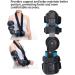 JOEBO Hinged Elbow Brace - Adjustable Stainless Steel Arm Orthosis for Injury Recovery | Breathable Support & Fixation Sling for Right Arm (Blue - Buy Online on GoSupps.com