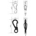 20 Pack Mini Carabiner Hooks - Small Snap Lock Carabiners for Camping Travel & Hiking - Key Chain Clips - Buy Online on GoSupps.com