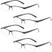 Outray 4 Pack Blue Light Blocking Reading Glasses for Men & Women | Anti Glare Computer Readers | Stylish 2.5x Magnification - Buy Online on GoSupps.com
