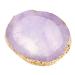Nail art palette nail polish mixing palette nail polish mixture color shell nail brush holder golden border stone color color bowl manicure nail DIY tool shell for acrylic nails (black)