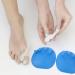 1 Pair Blue TPR Toe Separator Spacers for Women - Foot Correctors and Thumb Splint Set - Buy Online on GoSupps.com
