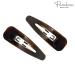 Parcelona French Clic Clac Tortoise Shell Brown Hair Clips for Women - Buy Online on GoSupps.com