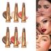 Liquid Contour Beauty Wall | Long-Lasting Face Highlighter & Bronzer Stick | 3PCS Shimmer Cream Makeup with Pillow Applicator - Buy Online on GoSupps.com