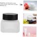 minkissy Travel Makeup Bottle with Cap Portable Cosmetic Jar Body Butter Jars Refillable Cream Jar Square Cosmetic Jars Lotion Jar Sample Jars Eyeshadow Jars Small Jar Glass Round - Buy Online on GoSupps.com