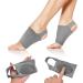 Bezavea Arch Support Braces - 1 Pair for Flat Foot Pain Relief | Plantar Fasciitis Sleeves | Breathable & Elastic | Grey - Buy Online on GoSupps.com