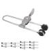 Lever -operated lattice clamp stainless steel silver black hand tools for suspended ceilings multifunctional one -handed operation 10 pieces for renovation
