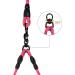 Taglory Double Dog Leash | Adjustable Reflective Climbing Rope for 2 Dogs | Pink 75 cm | Durable & Stylish - Buy Online on GoSupps.com