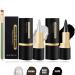 Ayky Long Wear Gel Eyeliner Ayky Eyeliner Natural Black Eyeliner Cream Smokey Eyeshadow Palette Stick Smudge Proof Quick-Drying Matte Create Statement Eye Look (Silver+Black)