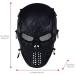 Scary Halloween Skull Airsoft Mask with Metal Mesh Eye Protection - Perfect for War Games, Cosplay, and Parties - Buy Online on GoSupps.com