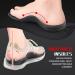 Buy 230+ lbs Plantar Fasciitis High Arch Support Insoles - Relief for Flat Feet & Achilles Tendonitis | Work Boot Shoe Inserts for Men & Women | S Size (Black - Buy Online on GoSupps.com