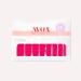 AVOA Beauty Nail Foil - Beet It! Fuchsia & Magenta Long-Lasting Self-Adhesive Nail Wraps | 16 Thin Designs for Perfect Nails - Buy Online on GoSupps.com