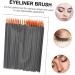 Didiseaon 100pcs Disposable Eyeliner Brush Makeup Practical Eyeliner Brush Makeup Tools Artificial 9x6.5cm Black - Buy Online on GoSupps.com