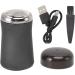 VINGVO Mini Electric Beard Clipper & Trimmer - Silent Motor Washable 3 Tool Heads Ideal for Grooming (Black - Buy Online on GoSupps.com