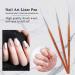 Nail Liner Brush Set - 3 Pieces Nail Art Drawing Tools for Fine Details Patterns & Flowers - International Shipping Available - Buy Online on GoSupps.com