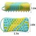 Silicone Body Scrubber & Scalp Massager - Camouflage Green | Gentle Exfoliating Brush for Shower | 2-in-1 Bath & Shampoo Brush for Men and Women - Buy Online on GoSupps.com