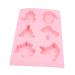 Fruit Cake Mold Silicone Molds Santa Cake Mold Baby Feet Mold Ice Cube Mold 3D Silicone Mold Gummy Mold Candy Molds Cream Cake Mold Dessert DIY Supply Silica Gel to Bake Sample 32X18CM