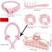 6pcs Heatless Curlers Headband Set for No Heat Overnight Curls - Pink - Buy Online on GoSupps.com