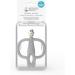 Matchstick Monkey Antimicrobial Silicone Teether - Easy Grip BPA Free Teething Toy for Babies 3 Months+, 11 cm Grey Monkey - Buy Online on GoSupps.com