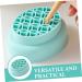 FRCOLOR Make up Brush Cleaning Solution Foundation Brush Cleaner Makeup Brush Cleaning Bowl for Makeup Tools Silicone Brush Cleaning Bowl Foldable Dryer Storage Rack Detergent Cleaning Pad - Buy Online on GoSupps.com