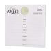 Amber Lash CLEAR Large Volume Double Row 2-in-1 Acrylic Eyelash Extension Holder Base Stand With Separable Jade Stone Glue Adhesive Pallet For Extension Lashes