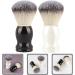 Premium 2-in-1 Manual Razor & Shaving Brush Cleaning Accessories | Must-Have Men's Grooming Tool with Wooden Handle - Perfect Gift for Mustache & Beard Care - Buy Online on GoSupps.com