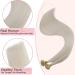 Easyouth Keratin U Tips - 22 Inch White Blonde Real Hair Extensions | 50g Keratin Bonding Remy Hair #1000 - Buy Online on GoSupps.com